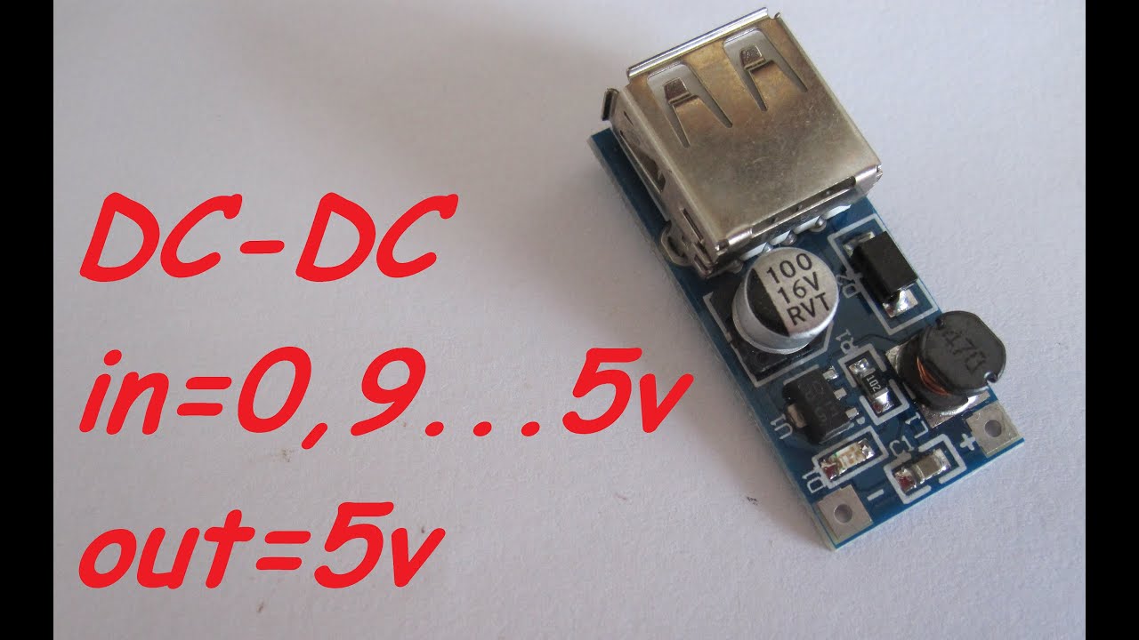 DC-DC 0,9...5=5v | преобразователь
