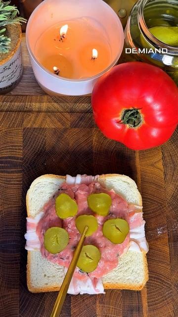 Бургер в тостах 🍔