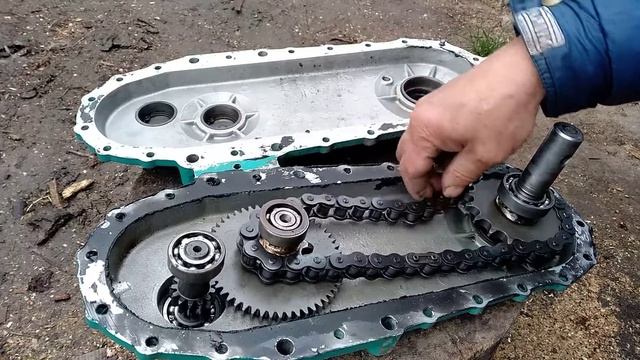 Вскрыл второй редуктор // ЭлектроКрот с частотником