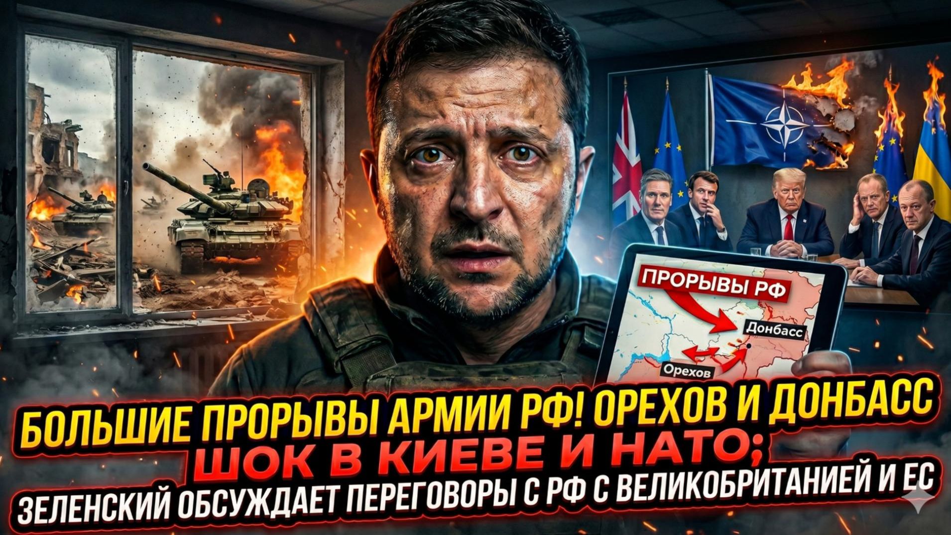 🚨Меркурис | Срочно! Россия ломает оборону ВСУ - Зеленский обсуждает капитуляцию с ЕС и Британией
