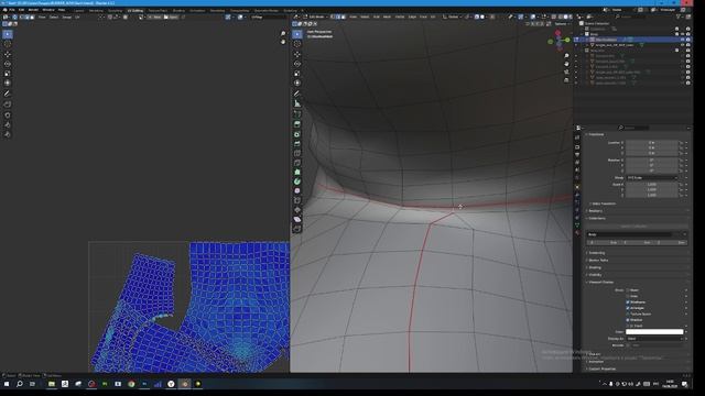 Стадия 7 (Blender--туловтще и лицо)