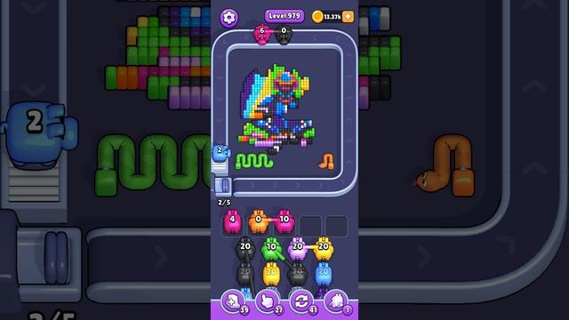Прохождение 979 уровня Pixel Flow