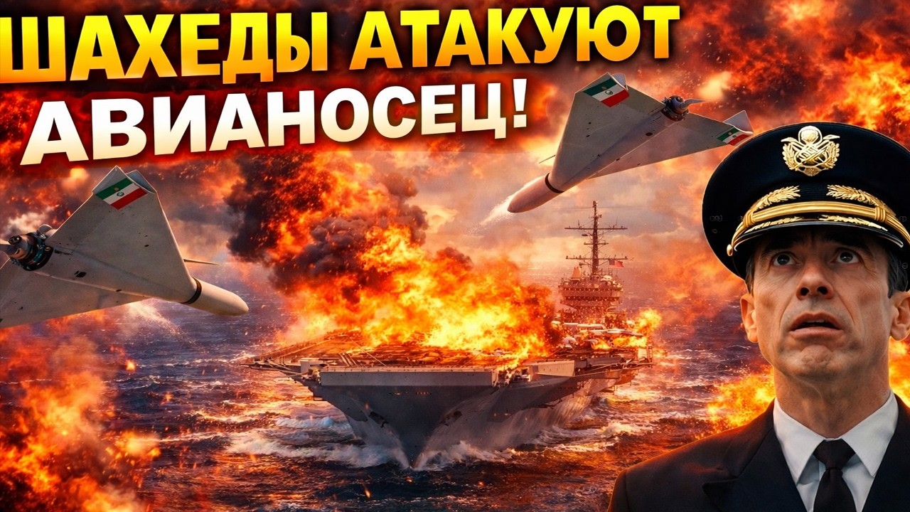 Напряжение растёт! 🚨 Иран против авианосца США — что происходит в Персидском заливе