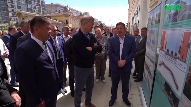 В Уфе продолжают масштабную реконструкцию улицы Октябрьской революции