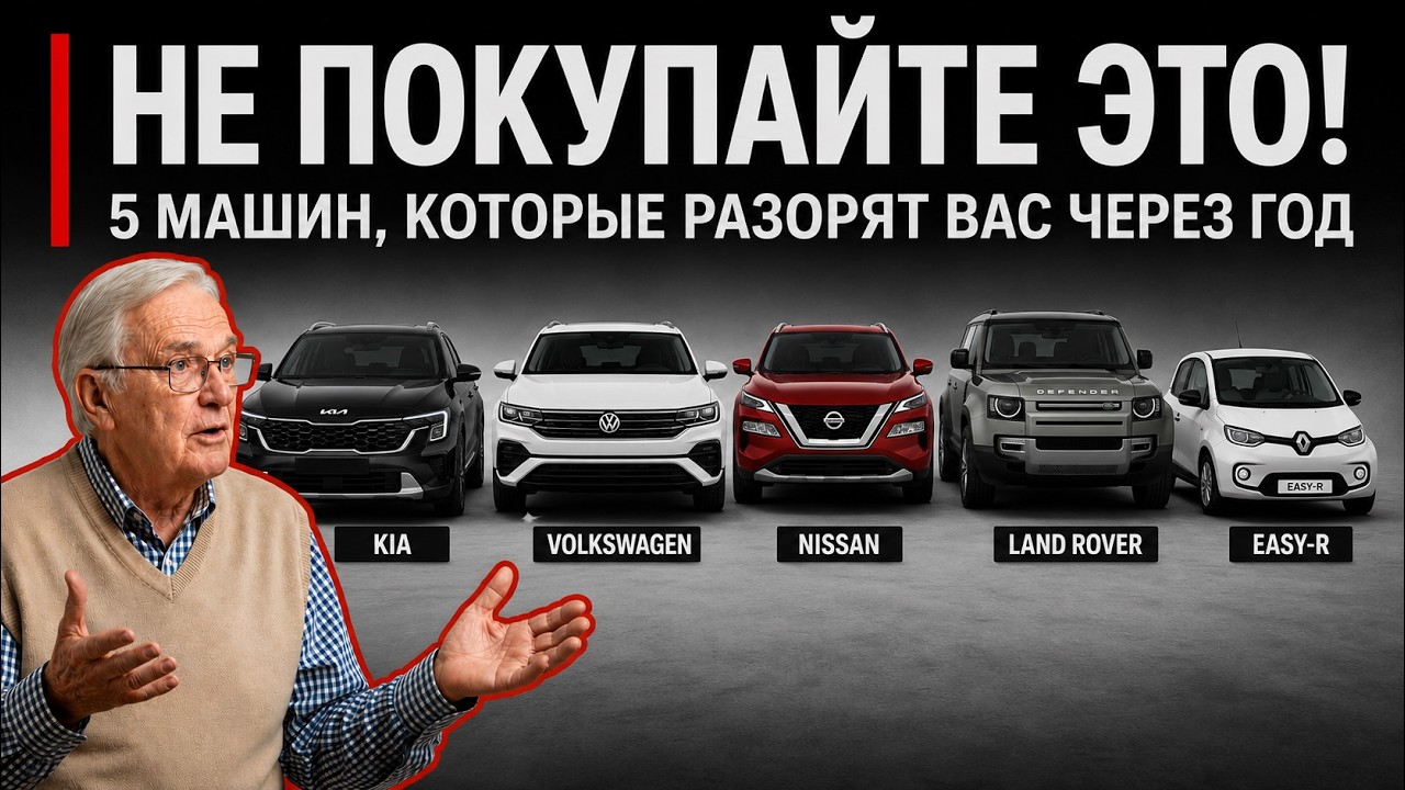 НЕ покупайте эти 5 автомобилей в 2026 году — дилеры скрывают правду