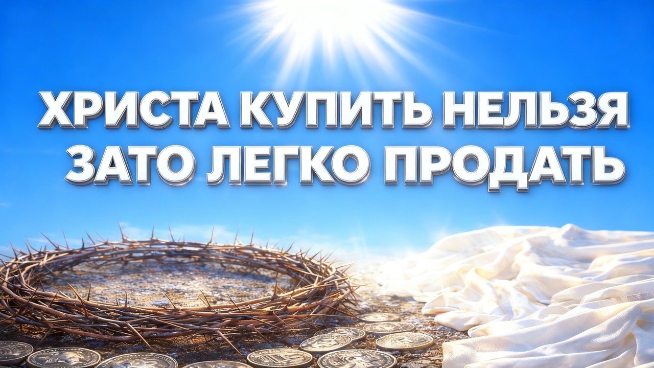 ХРИСТА КУПИТЬ НЕЛЬЗЯ — ЗАТО ЛЕГКО ПРОДАТЬ