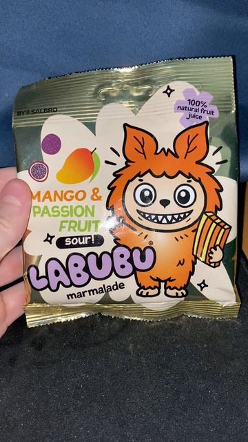 ЛАБУБУ ЖЕВАТЕЛЬНЫЙ МАРМЕЛАД СО ВКУСОМ МАНГО И МАРАКУЙИ!LABUBU MANGO PASSION FRUIT НАТУРАЛЬНЫЙ СОК