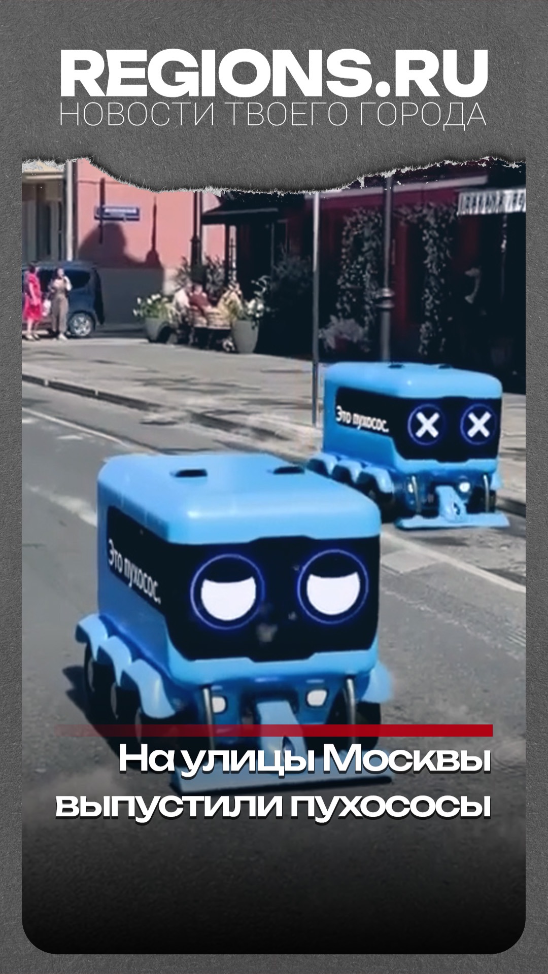 На улицы Москвы выпустили пухососы