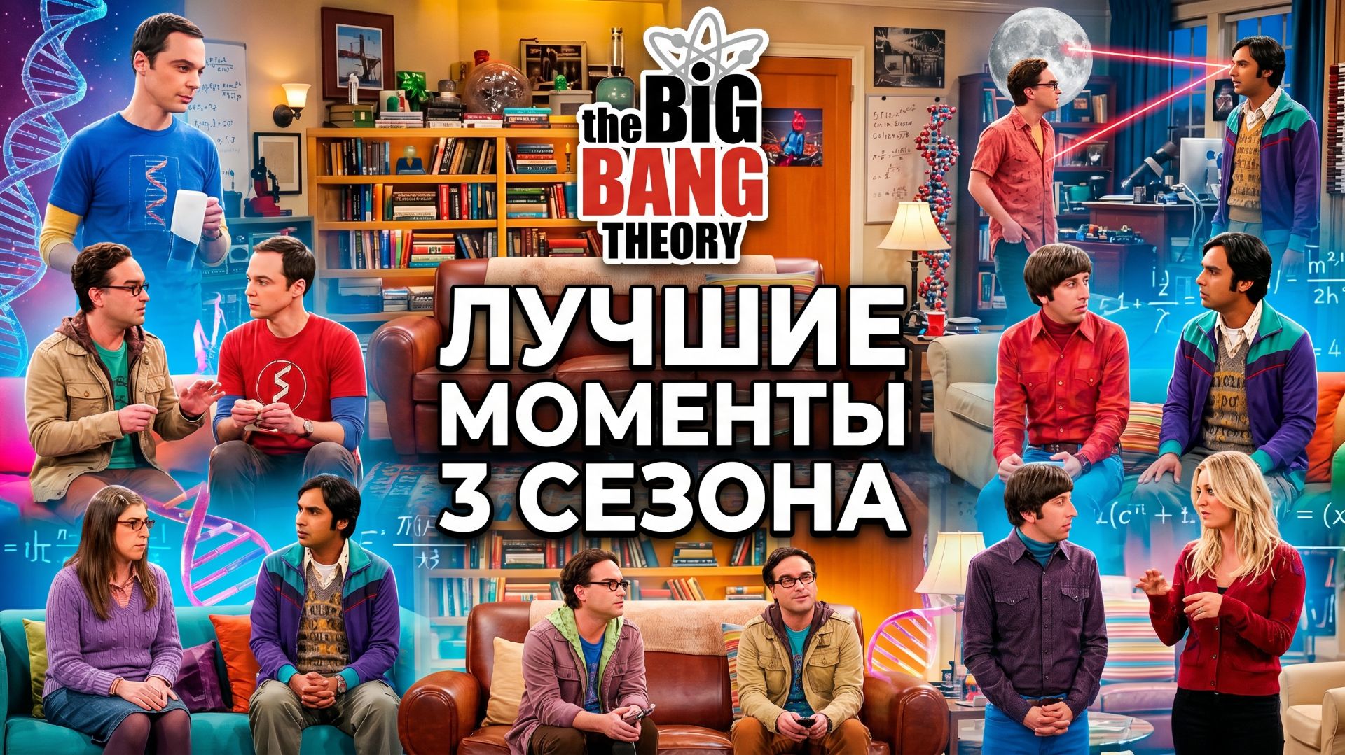 Теория Большого Взрыва | ЛУЧШИЕ МОМЕНТЫ 3 СЕЗОНА! 📈🔥 Гениальные шутки и эпичные фейлы ★★