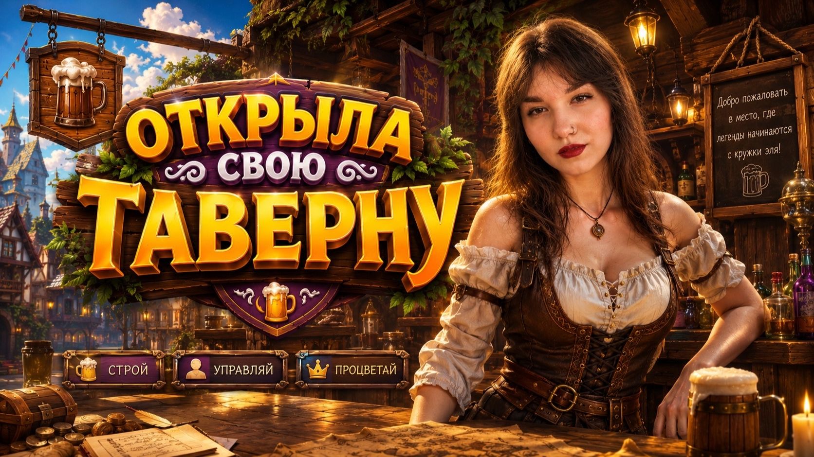 ОТКРЫЛА СВОЮ ТАВЕРНУ!