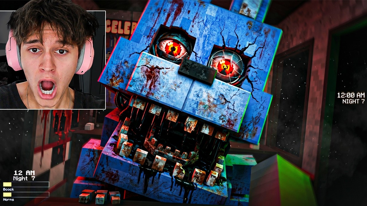 🤯СУПЕР РЕАЛИСТИЧНЫЙ FNAF МОД в MINECRAFT - Я выжил?!