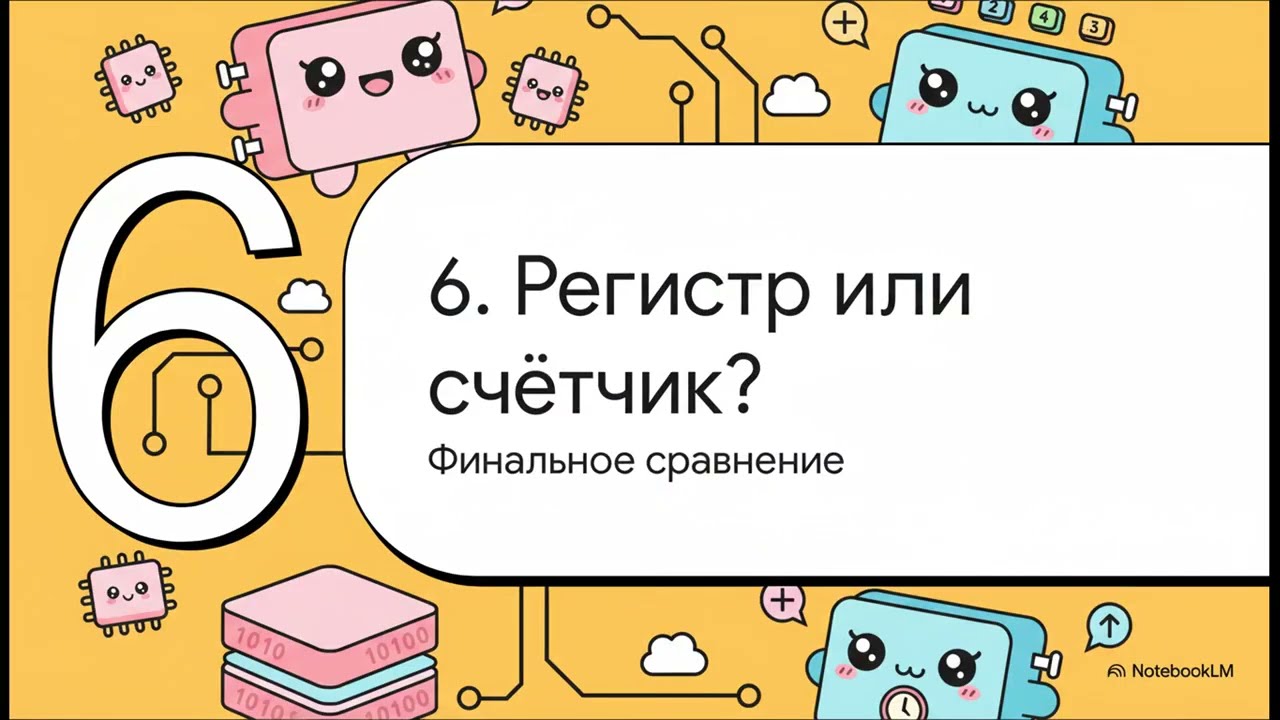 Лекция 22. Счётчики и регистры