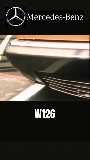 Mercedes-Benz W126 Paragolpes Resistencia #mercedes #mercedesbenz #mercedesw126 #w126 #classiccars