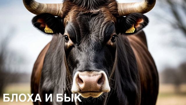 БАБРИЙ. Басня «БЛОХА И БЫК».