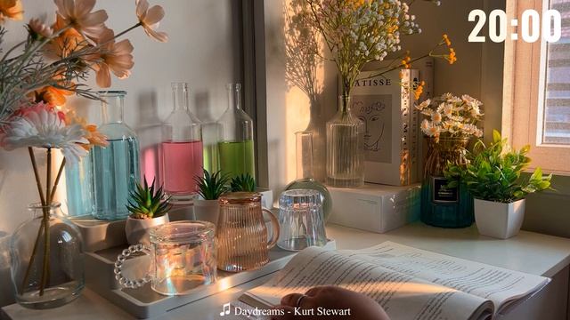 🌤️3-HOUR Study With Me • Rain Sounds☔+ Lofi Bgm • Pomodoro 50-10 • Day305🌷