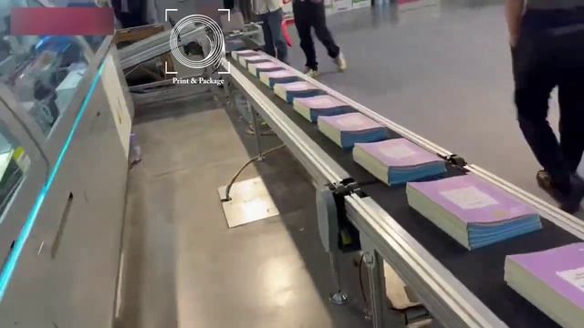 Линия резки рулонов в листы, клеевого скрепления и подрезки