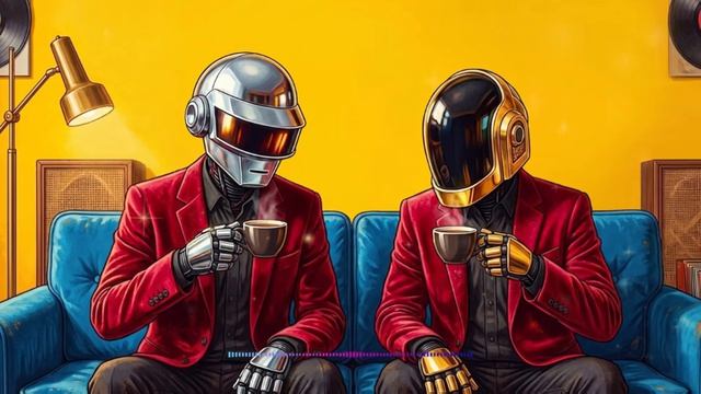 ☕ Daft Punk Coffee Break Soul Funk Groove ｜ Chill Disco, Neo Soul, Vinyl Lounge Playlist