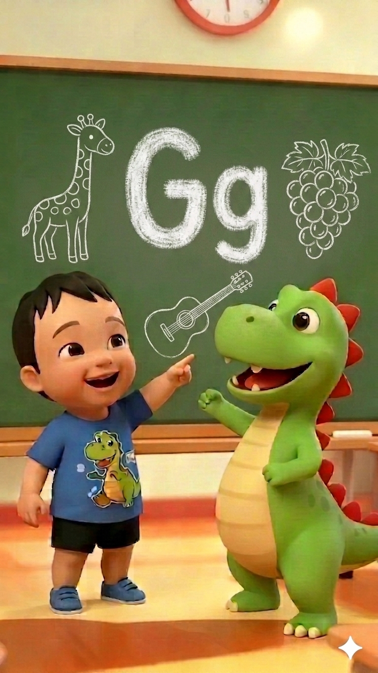 The Letter G Song! (Учим английскую букву Gg)