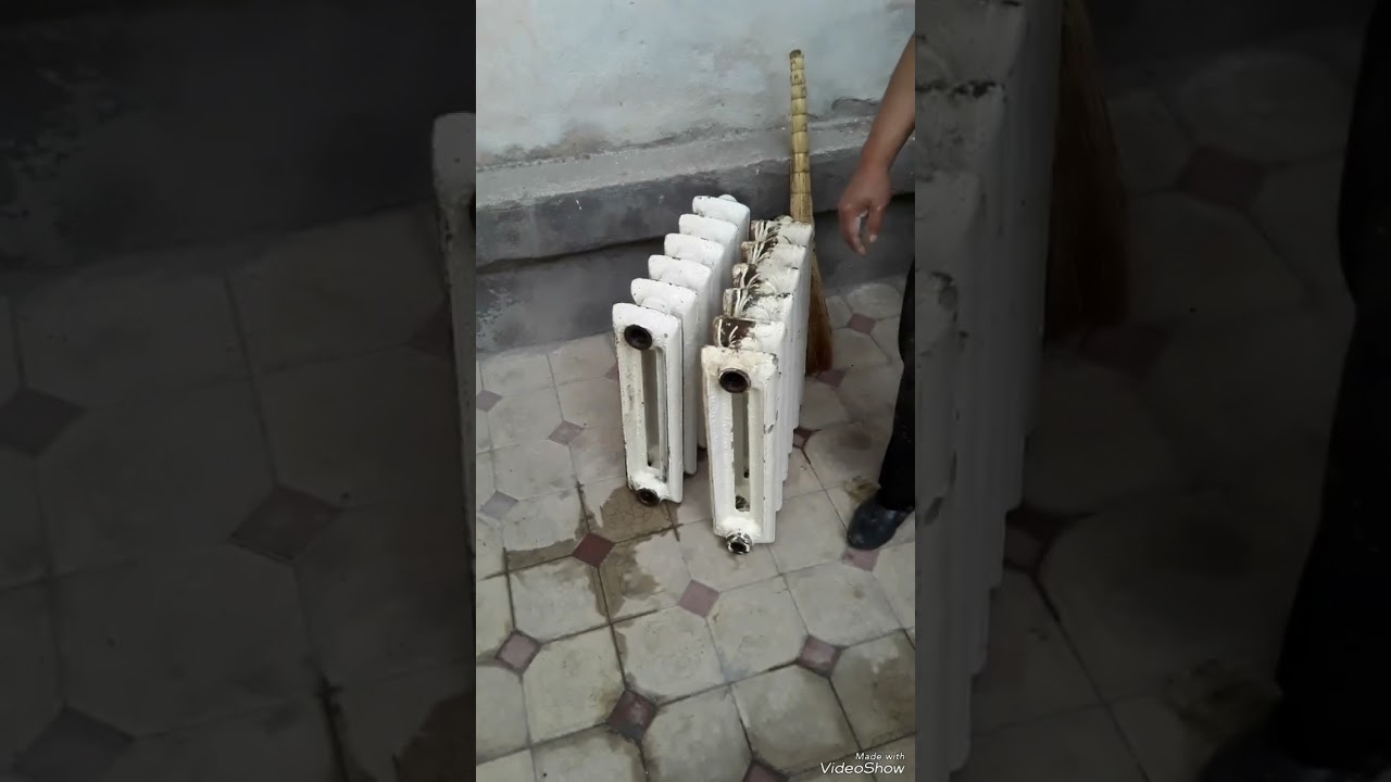 СССР  чугунная батарея рестоврация