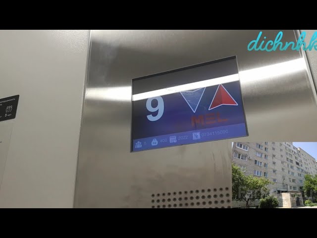 Очень редкий лифт! (MEL - 2020) V=1 м/с, Q=400 кг - Советская 9