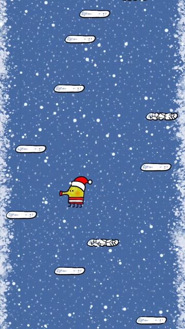 Doodle Jump | Gameplay | Зимнее оформление