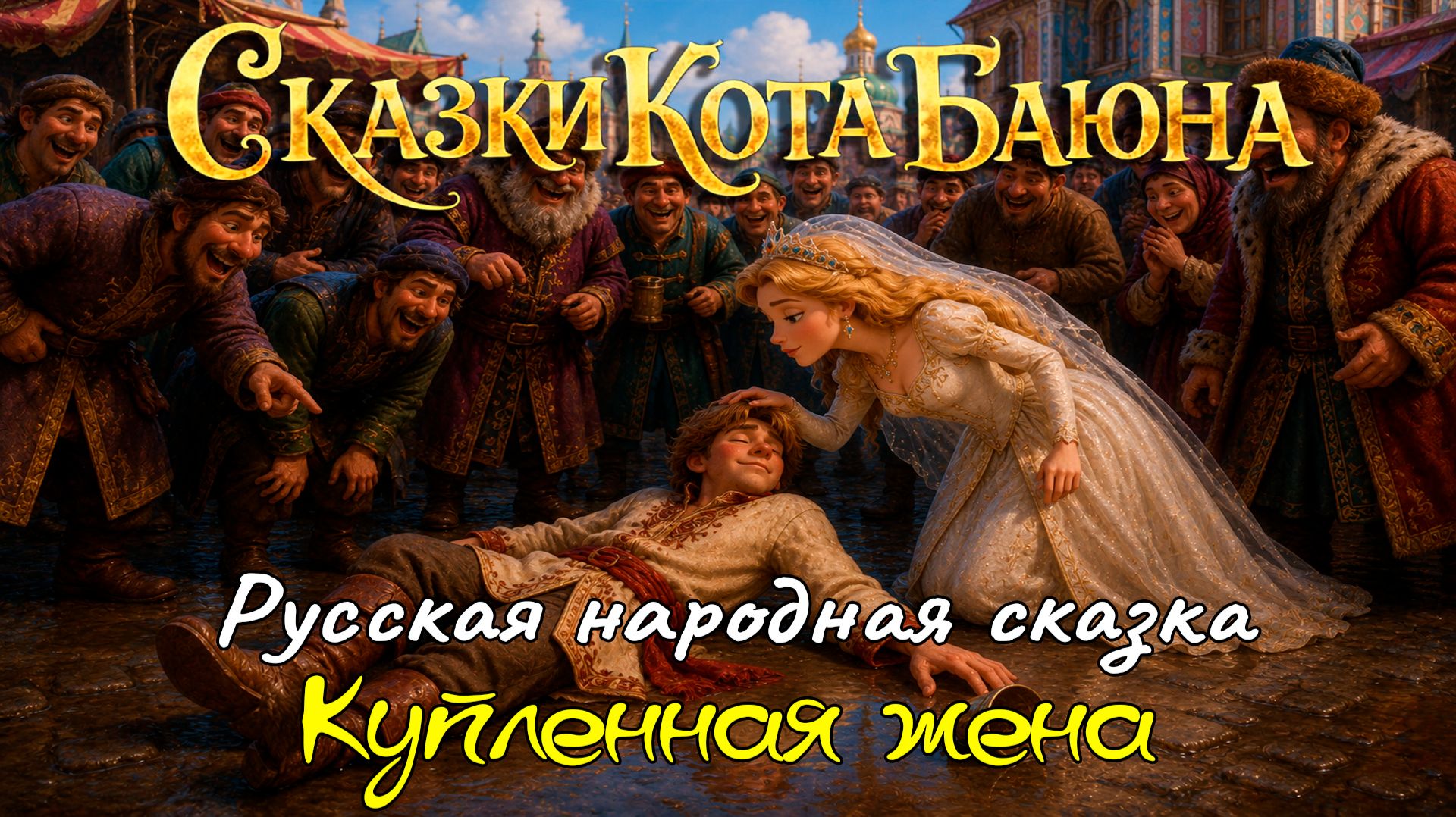 СКАЗКИ КОТА БАЮНА. Русская народная сказка «Купленная жена»  #сказки #детям