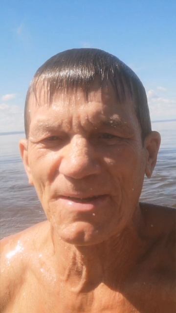 Теплая вода на реке Волга