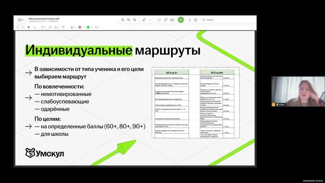История_Методика проведения занятий
