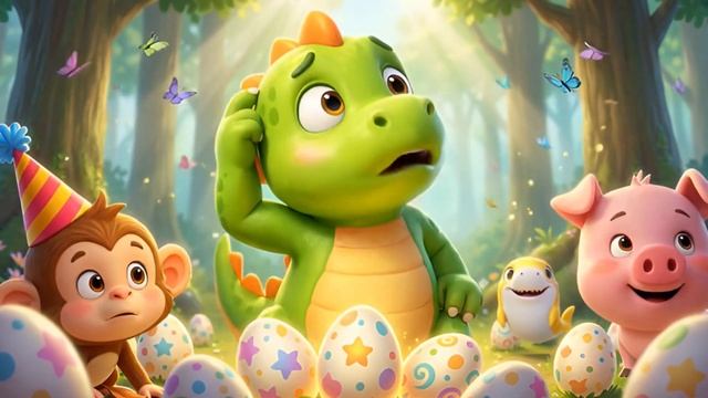 Baby Dino Counting Eggs Learning Numbers With Fun Adventures   Nursery Rhymes And Kids Cartoon