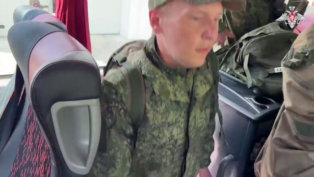 Возвращение российских военнослужащих