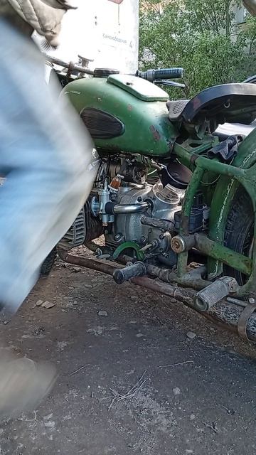 Запуск К750 на карбюраторах CJ750