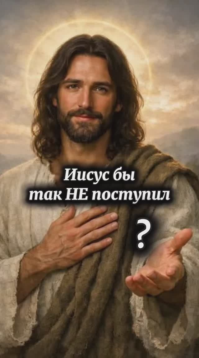 #Иисус #Христос так бы не поступил. #Библия #Бог #пробуждение