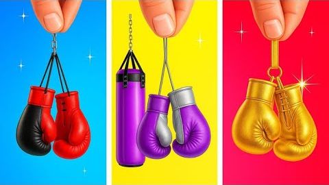 DIY-команда против роскошной команды!🎨✨ Творческие трюки и веселый хаос