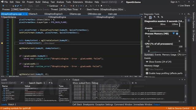 C++ OpenGL 3D Game Tutorial 2 Making OpenGL 3D Engine