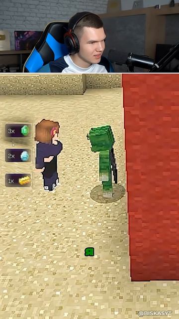 Кто Врёт_ Бискас или Клекс 🔥😱 #shorts #шортс #minecraft #майнкрафт #майн #прикол #мем #юмор #реакц