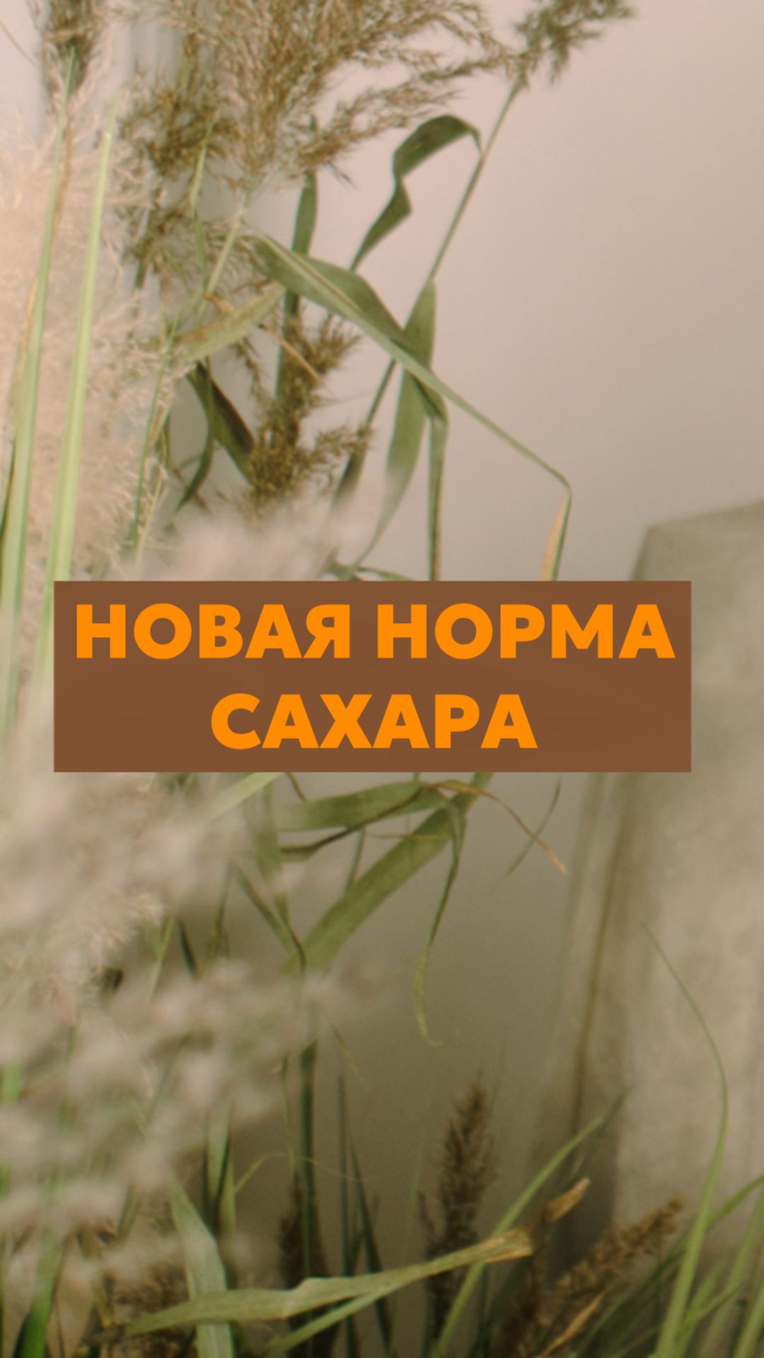 Новая норма сахара