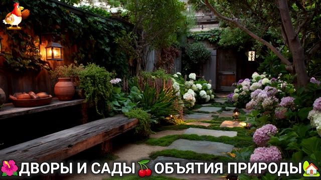 Дворы и сады 🍒 идеи оформления дачи в объятиях природы 🏡 (15) 🍒