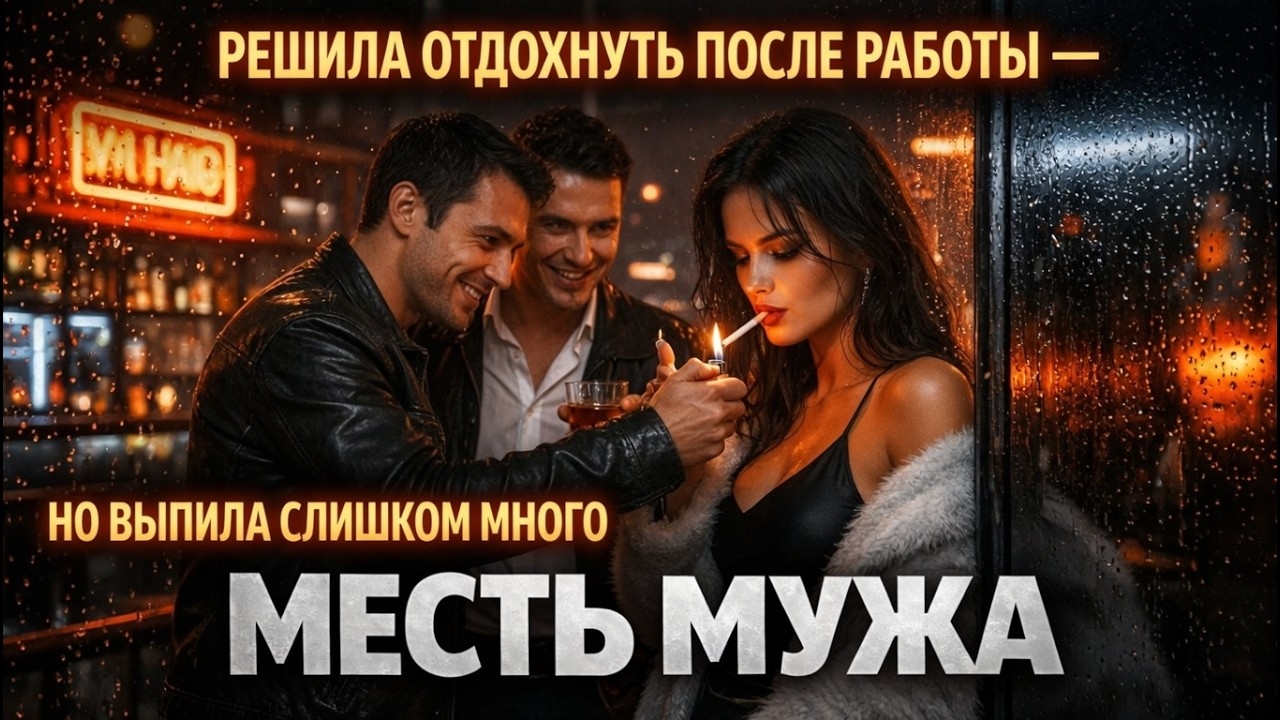 РЕШИЛА ОТДОХНУТЬ ПОСЛЕ РАБОТЫ НО ВЫПИЛА СЛИШКОМ МНОГО I МЕСТЬ МУЖА