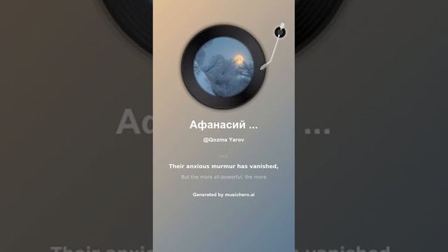 Афанасий Фет Есть ночи зимней блеск и сила 5