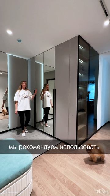 Входная группа с подсветкой и витринами | Обзор проекта ТРИАНА