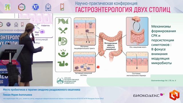 Ливзан Мария Анатольевна Место пробиотиков в терапии синдрома раздраженного кишечника