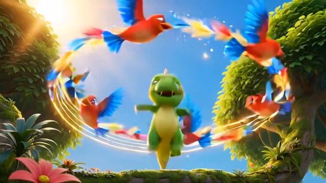 El Pequeño Dinosaurio Y Sus Nuevos Amigos De La Selva 🦖 Canciones Infantiles Y Rimas Para Niños