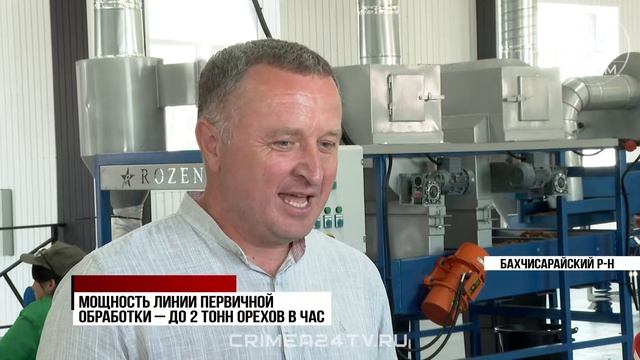 В Крыму запускают первое в России предприятие полного цикла по переработке миндаля