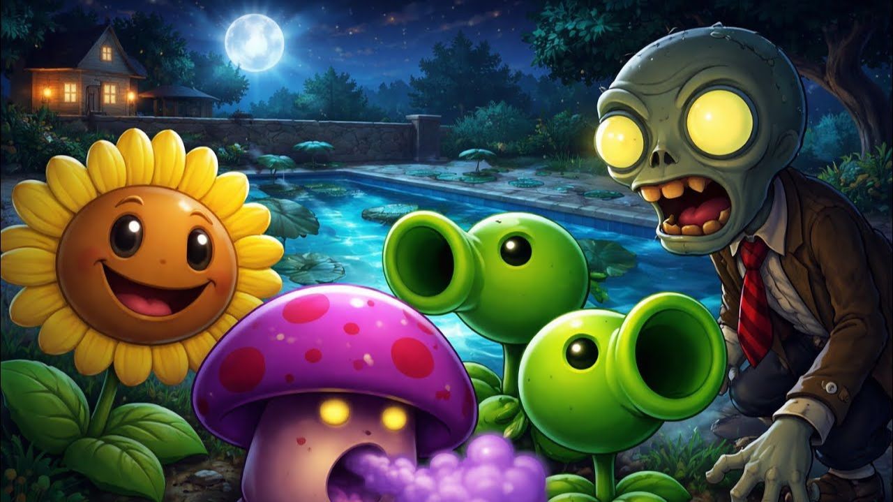 Plants Vs. Zombies - Прохождение №2