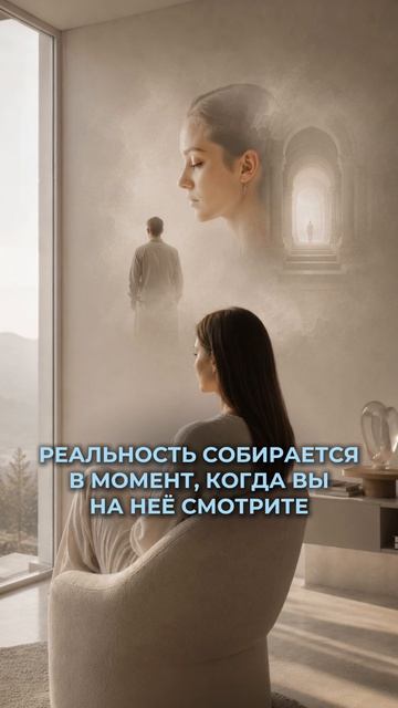 Реальность собирается в момент, когда вы на неё смотрите