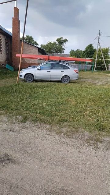Байдарки на автомобиле.