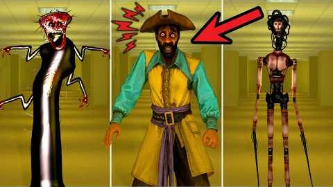 Я НАШЕЛ ПИРАТА КЛАРКА В ЗАДНИХ КОМНАТАХ ПРОТИВ СУЩЕСТВ ЗАДНИХ КОМНАТ В Garry's Mod