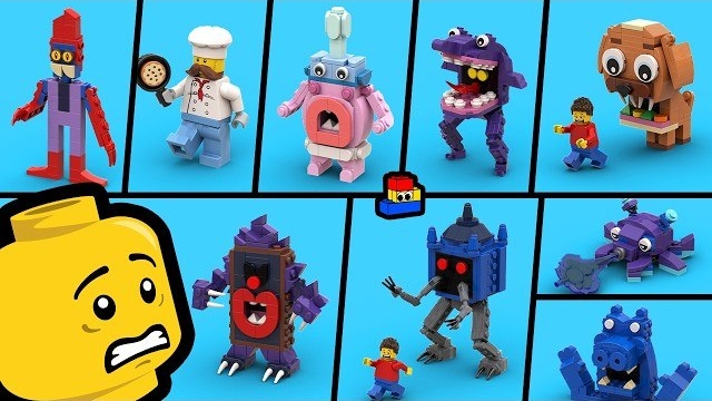 LEGO Dark Pals: Как собрать КАЖДУЮ минифигурку