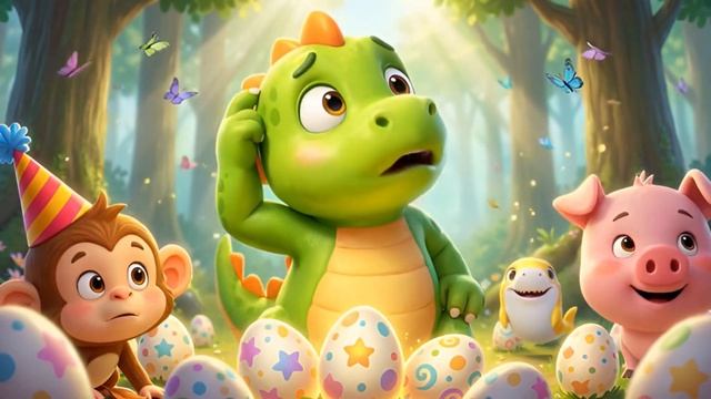 El Bebé Dinosaurio Cuenta Huevos Sorpresa 🦖 Canciones Infantiles Y Rimas Para Niños Y Bebés Aprende