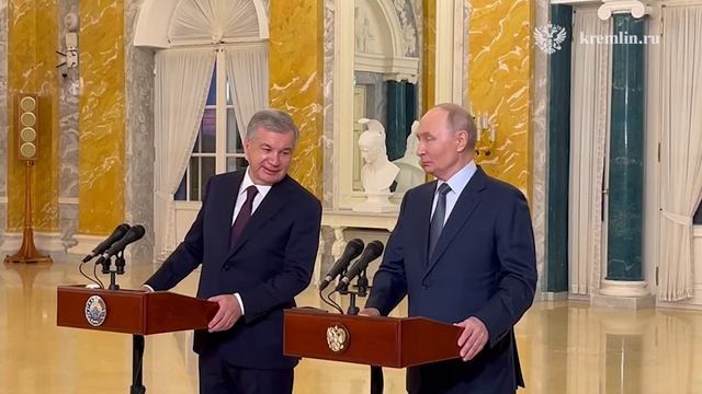 Начало строительства первого энергоблока интегрированной АЭС в Узбекистане
Владимир Путин